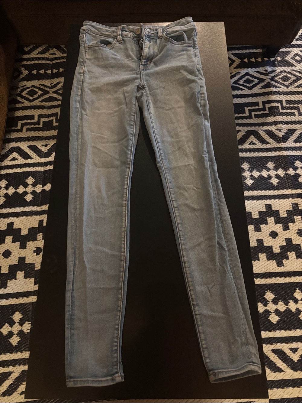 American Eagle Outfitters Women’s Hi-rise Jegging in Light Blue Wash